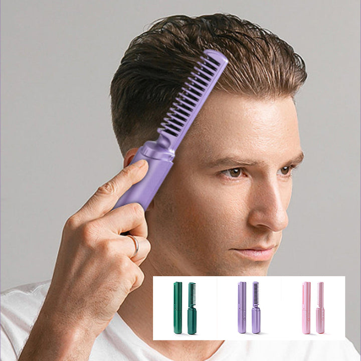 Reisefreundlicher Damen-Haarglätter: Akkuglätteisen mit Keramik, perfekt für einwandfreies Haarstyling fernab von Steckdosen.