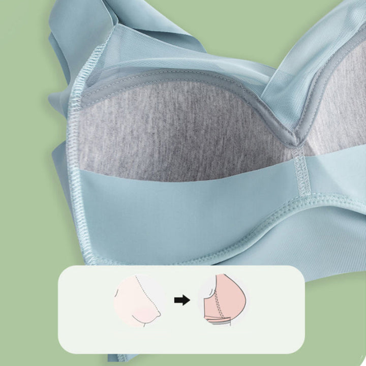 Atmungsaktiver Komfort BH für Damen, nahtlos und bügelfrei. Optimal für große Größen.