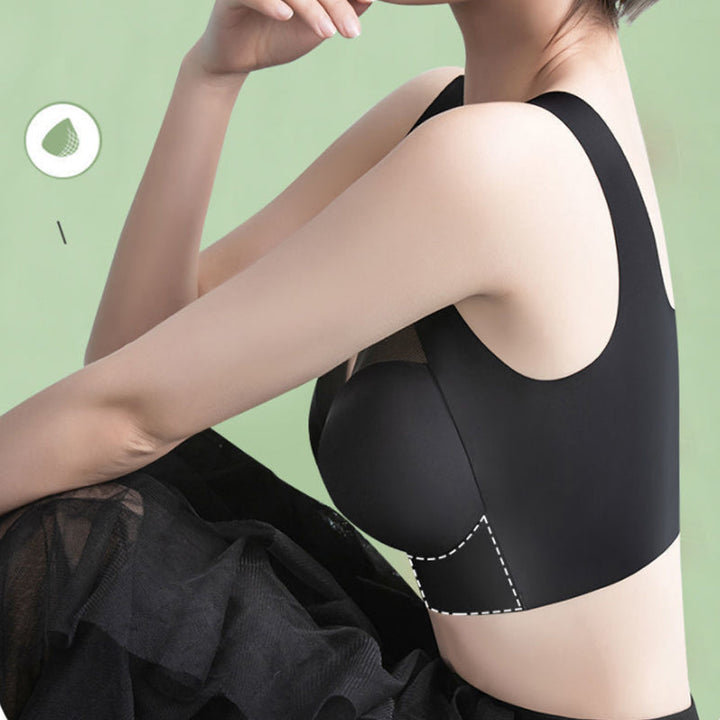 Nahtloser Damen Bügelfrei BH für maximalen Komfort. Atmungsaktive Nylon Unterwäsche.