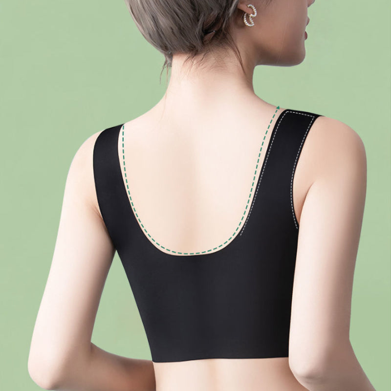 Damen Yoga BH, soft und atmungsaktiv, nahtlos. Perfekt für Bewegung ohne Bügel.