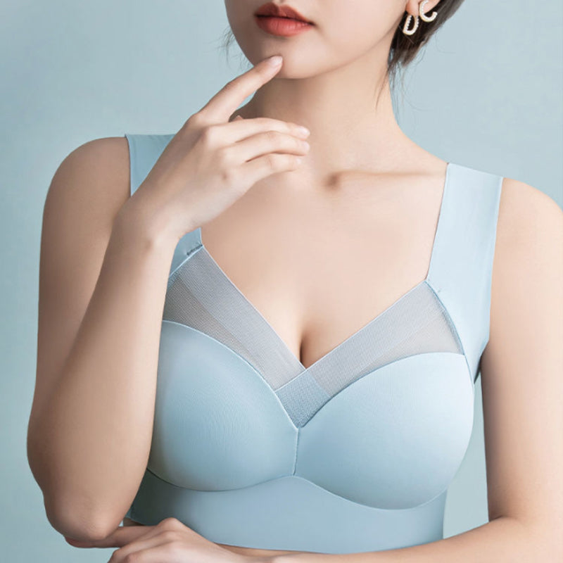 Atmungsaktiver Soft BH für Damen, nahtlos und bequem. Ideal als bügelfreie Nylon Unterwäsche.