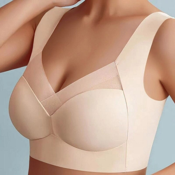 Basic Damen-BH im 3er-Set, nahtlos und bügelfrei. Komfortable Unterwäsche für jeden Tag mit leichtem Halt.
