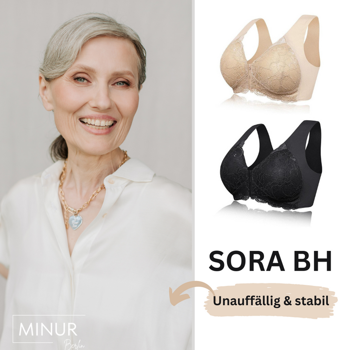 Damen Nahtloser Komfort BH in Nude, bügellos, weich & stützend. Perfekt für den Alltag.