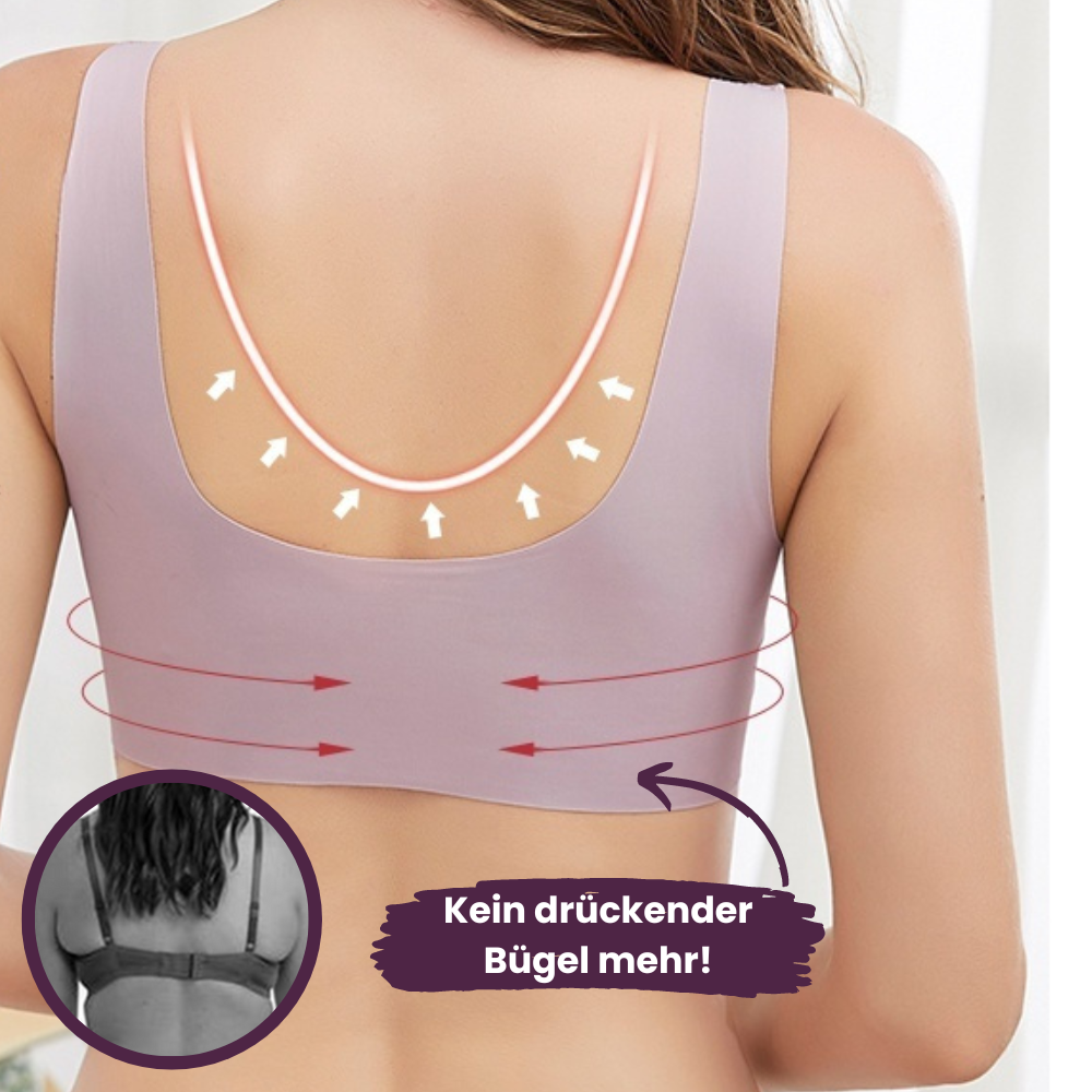 Damen Komfort BH: nahtlos, bügellos & stützend. Weiche Unterwäsche, die formt & optimalen Tragekomfort bietet.