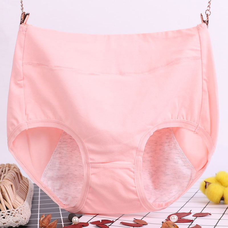 Dunkle Damen Periodenunterwäsche mit hohem Bund, auslaufsicher & antibakteriell. Komfortable Menstruationshygiene.