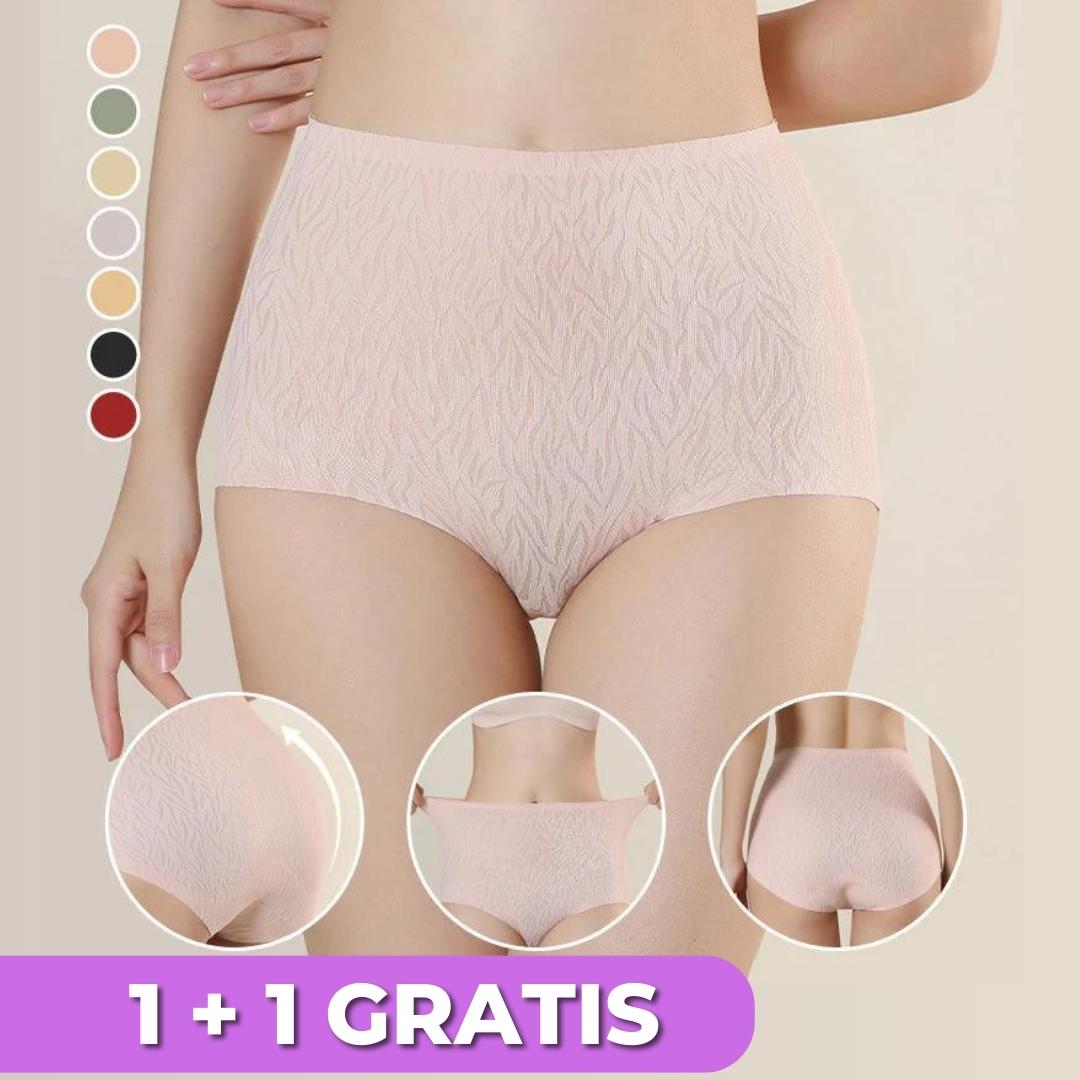 Damen Unterwäsche: Po-Lifting-Slip mit hoher Taille, unsichtbar, für glatte Linien.