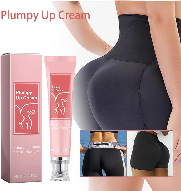Tube der Po-Straffungscreme für Damen, die Elastizität und Feuchtigkeit verbessert.