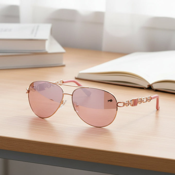 Damen polarisierte Sonnenbrille mit UV400 Schutz, ideal für Outdoor-Aktivitäten und blendfreien Sommer-Stil.