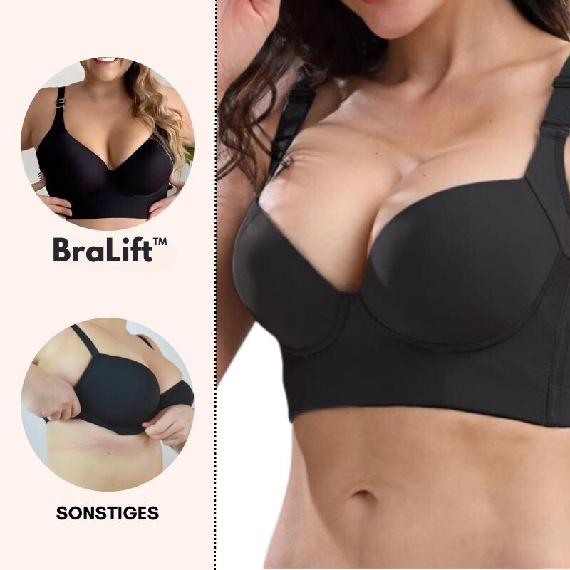 Seitenansicht des formenden BHs, der die Silhouette glättet und eine nahtlose Optik unter Kleidung bietet.