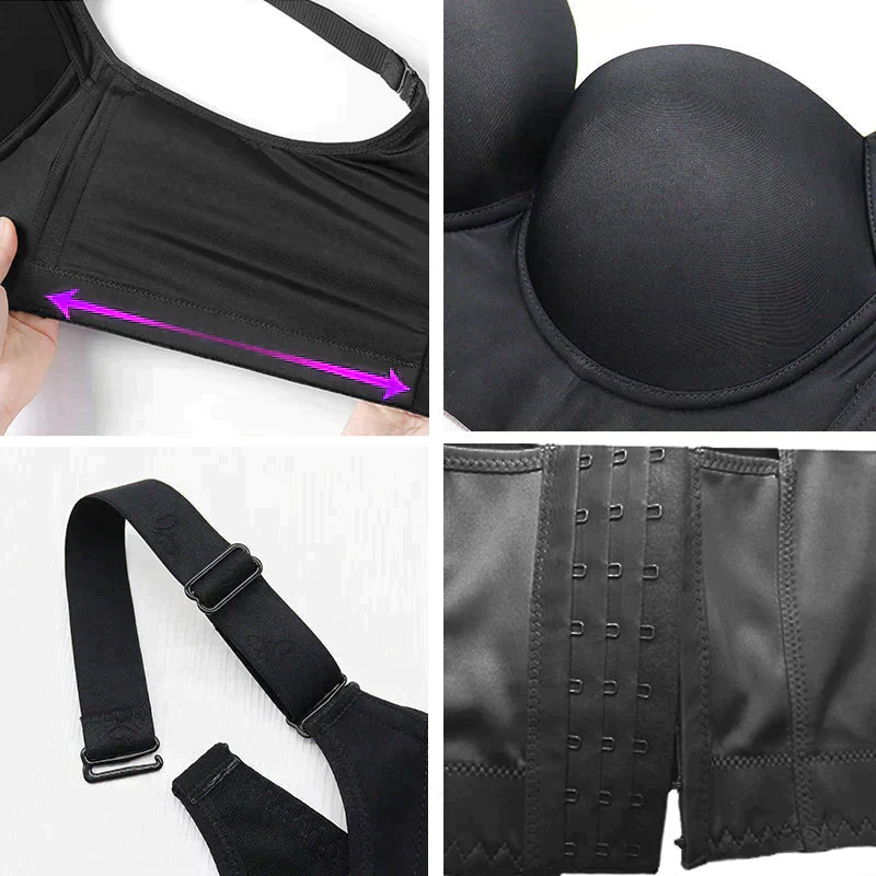 Weicher Damen Push-up BH, perfekt für den Alltag, mit integrierter Rückenstütze und Shaping.