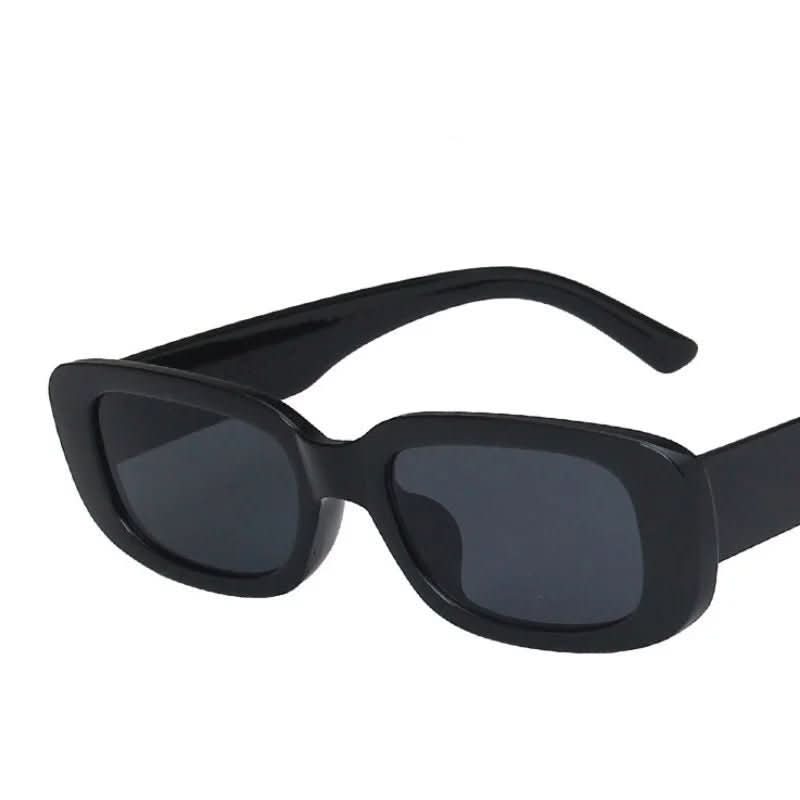 Hochwertige Damen Sonnenbrille rechteckig, Retro-Stil, leichtes Polycarbonat mit UV400-Augenschutz.