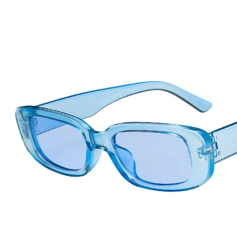 Outdoor-Sonnenbrille für Damen, rechteckig, Vintage-Stil, bietet UV400-Augenschutz im Sommer.