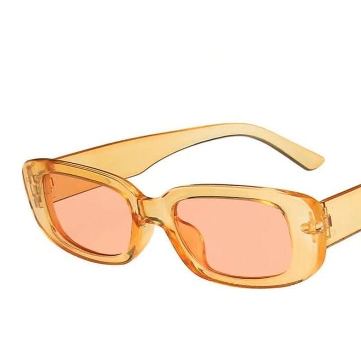 Klassische Damen Sonnenbrille rechteckig, Retro-Optik, Polycarbonat, UV400 für den Sommer.
