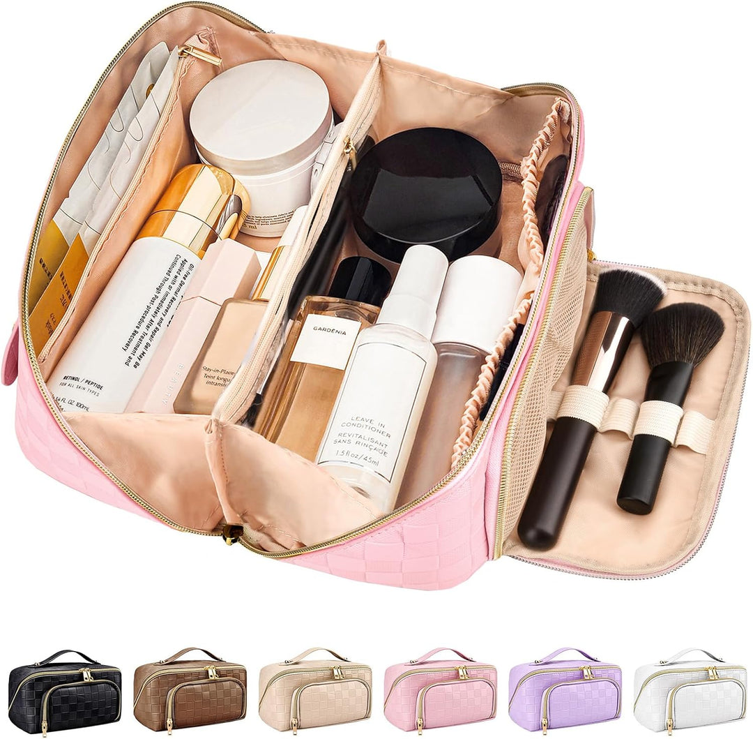 Chice Reise-Kosmetiktasche für Damen, aus PU-Leder, wasserdicht und ein Must-have für jede Reise.