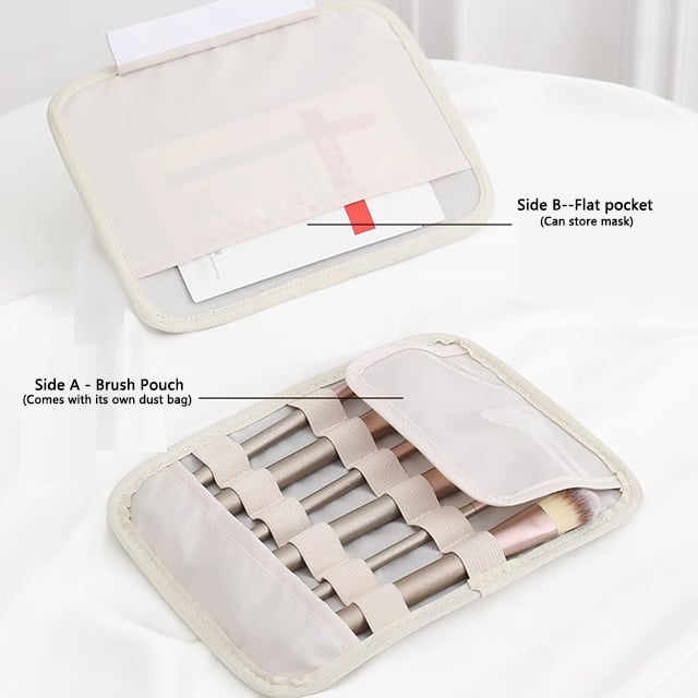 Praktische Schminktasche für Damen; geräumiger Beauty-Organizer mit Fächern für Ihre gesamte Reise-Kosmetik.