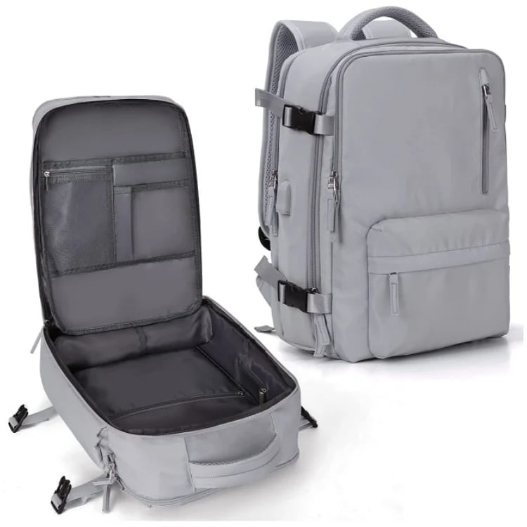 Damen Trekking-Rucksack 35L, wasserdicht, mit USB, Diebstahlschutz & Schuhfach, bereit für jedes Abenteuer.