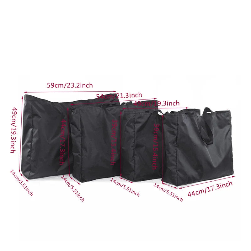 Große faltbare Damen Reisetasche aus wasserdichtem Polyester für viel Stauraum auf Reisen & als Weekender.