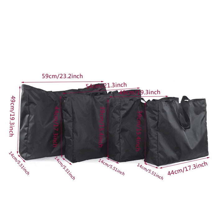 Große faltbare Damen Reisetasche aus wasserdichtem Polyester für viel Stauraum auf Reisen & als Weekender.