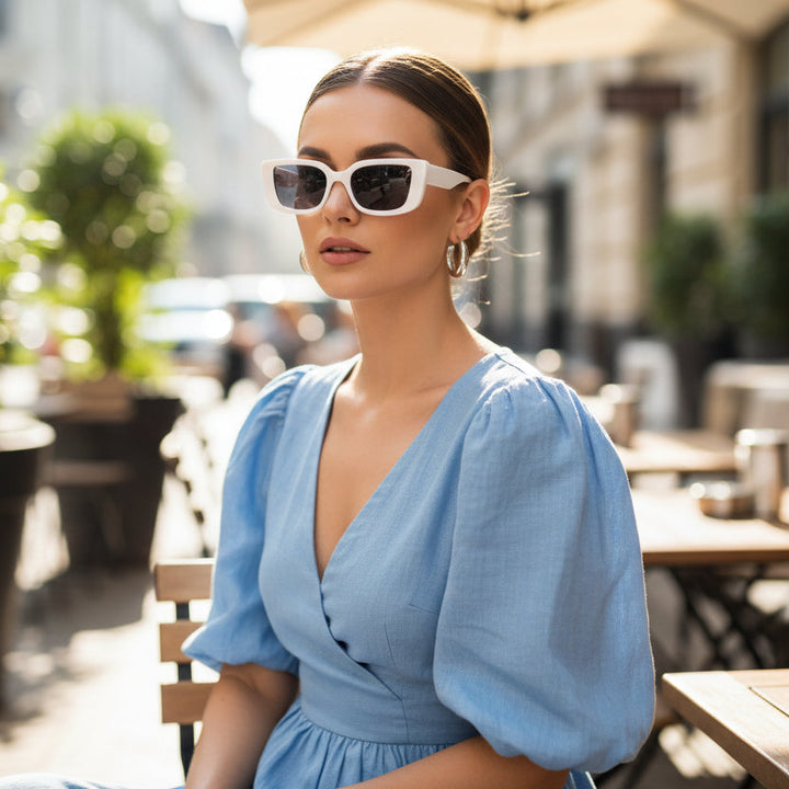 Modische Damen Retro Cat-Eye Sonnenbrille. Bietet stilvollen UV400 Schutz und komplettiert jedes Sommer Outfit.