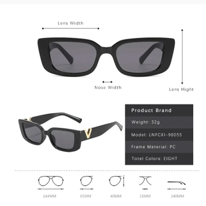 Damen Sonnenbrille im Cat-Eye Retro Look, getragen von einem Model. Stilvolles Vintage Accessoire für den Sommer.