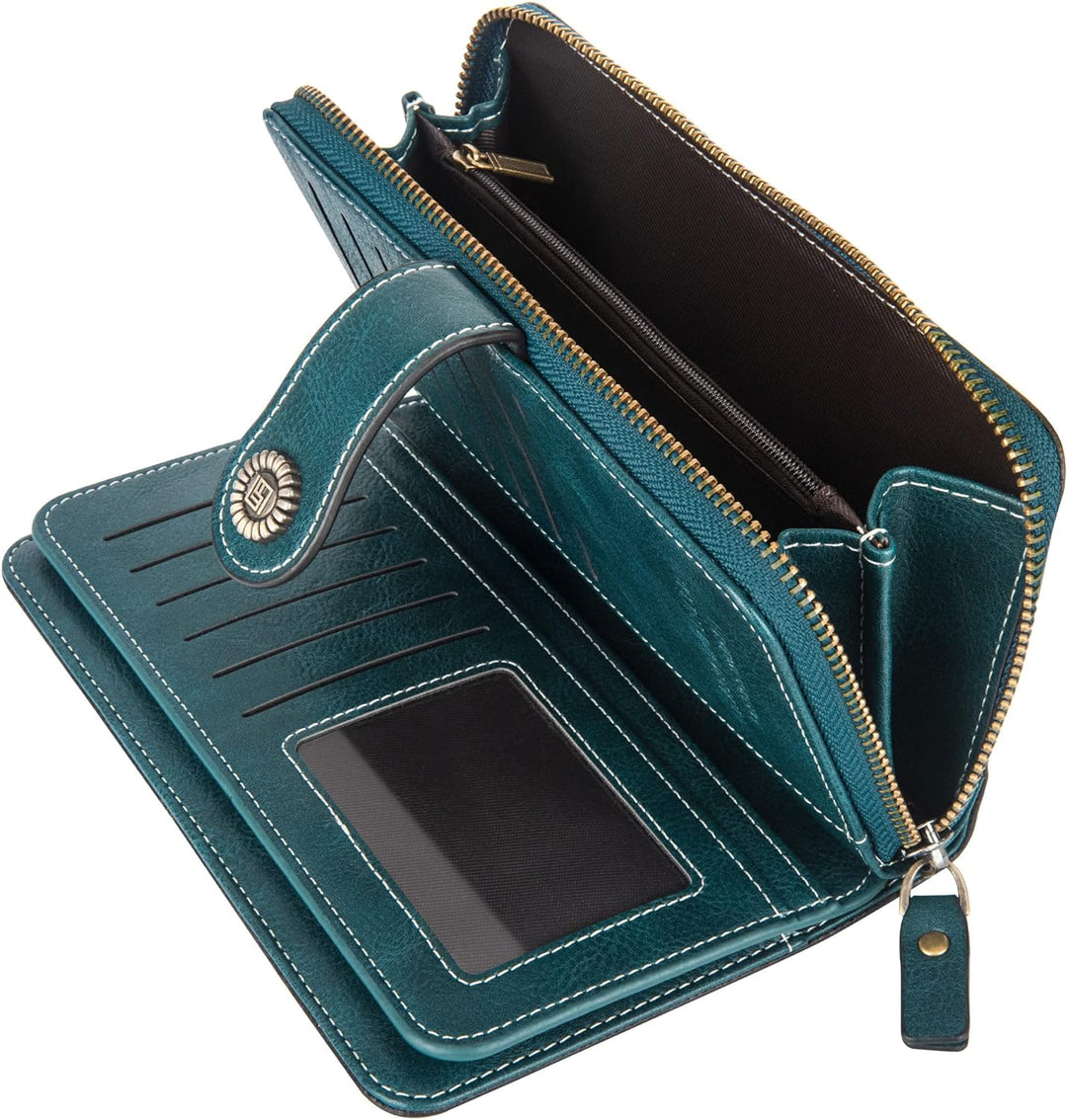 Organisiertes Damen-Geldbörsen-Armband, RFID-Schutz, für Reisen und täglichen Gebrauch.