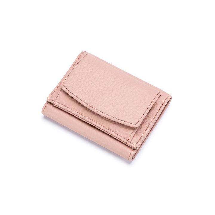 Elegante Damen RFID-Geldbörse in Grün, mit Münzfach und sicherem Kartenhalter.