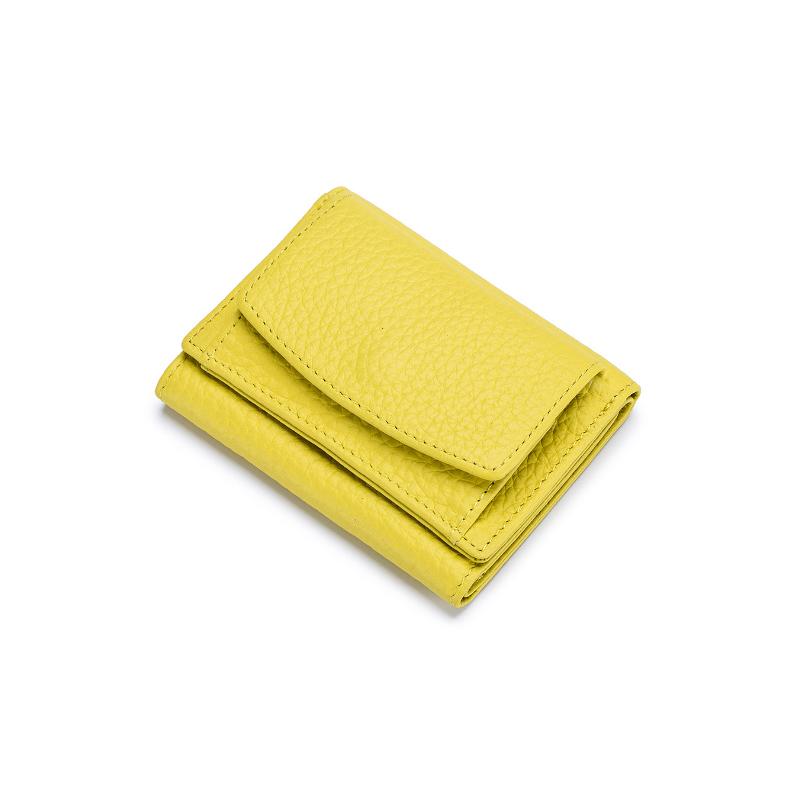 Stilvolles Damen Portemonnaie mit RFID-Blocker, klein, PU-Leder, Münzfach.