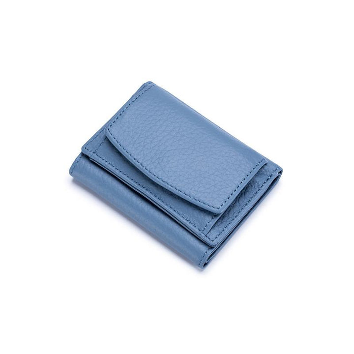 Damen Mini Brieftasche aus PU-Leder, RFID-Sicherheitsfunktion, mit Münzfach.