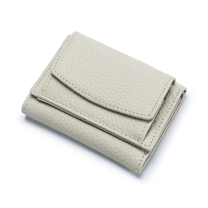 Edle Damen PU-Ledergeldbörse mit RFID-Blocker, Münzfach, schlankes Design.