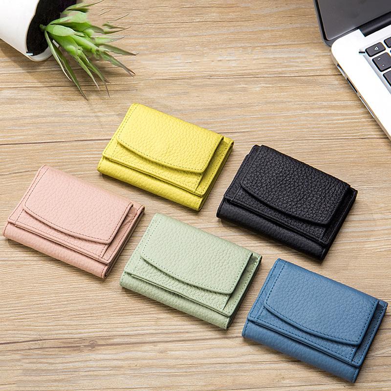 Elegante Damen PU-Ledergeldbörse mit RFID-Blocker, Münzfach & mehreren Kartenfächern.