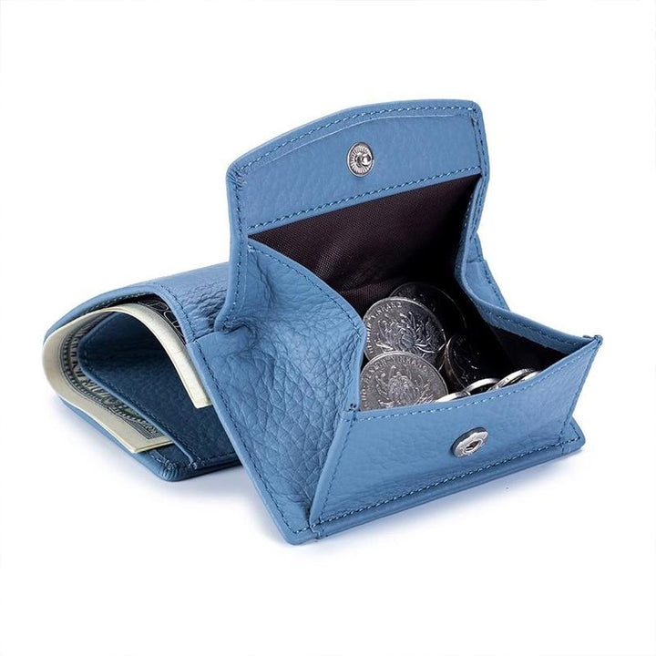 Damen Portemonnaie mit RFID-Schutz, klein, farbig, aus PU-Leder, ideal für unterwegs.