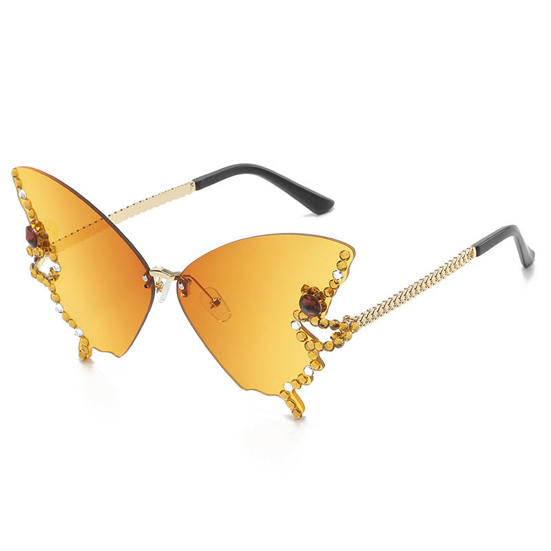 Trendige Damen Sonnenbrille, Schmetterling, mit UV400-Schutz, optimal für Alltag, Urlaub & Mode.