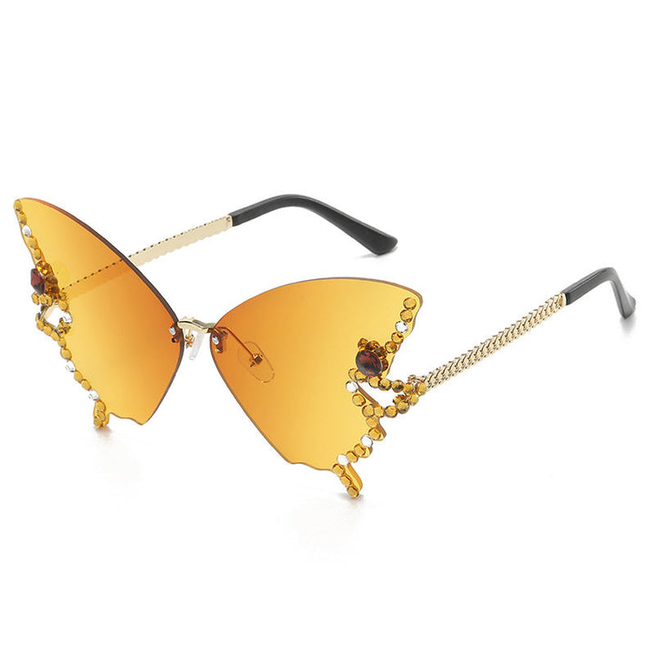 Trendige Damen Sonnenbrille, Schmetterling, mit UV400-Schutz, optimal für Alltag, Urlaub & Mode.