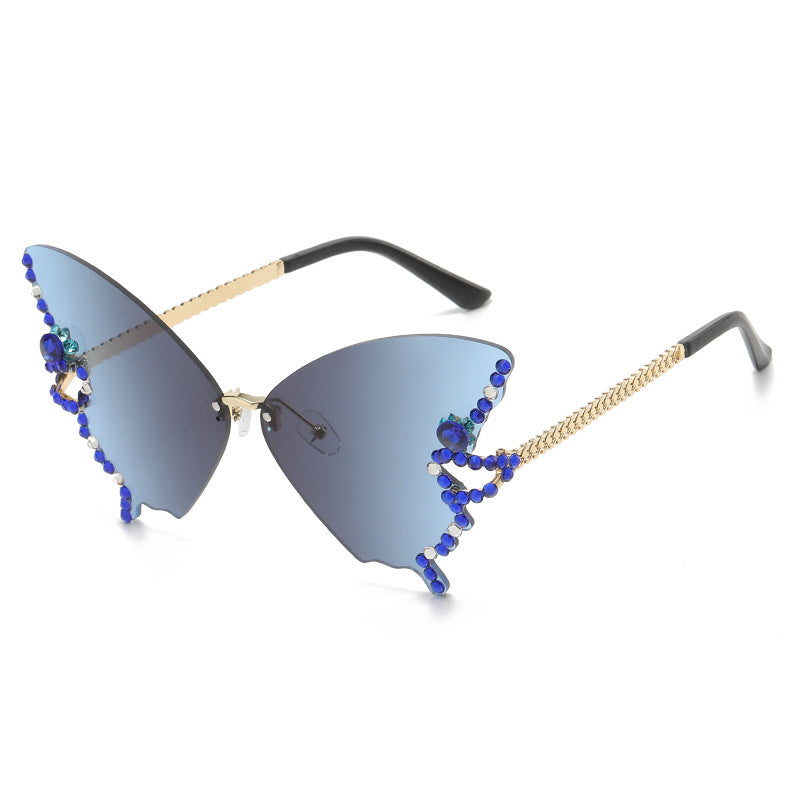 Modisches Accessoire: Damen Schmetterlings-Sonnenbrille mit UV400-Schutz, elegant & bequem.