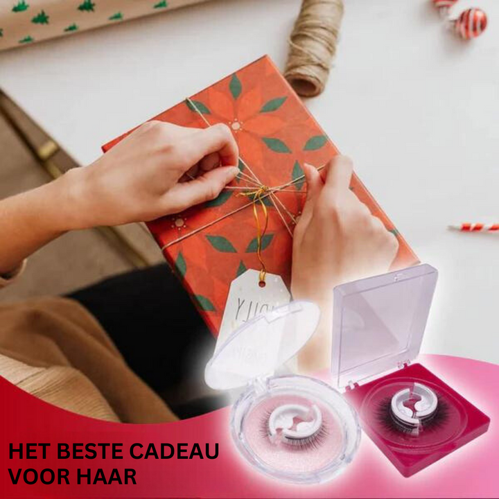 Kleberfreie selbstklebende Wimpern für Damen. Einfache Applikation ohne Kleber für schnelles, perfektes Augen Make-up.