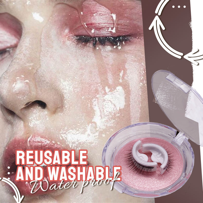 Damen Selbstklebende Wimpern: Wasserfest, wiederverwendbar, für schnelles, natürliches Augen-Make-up.