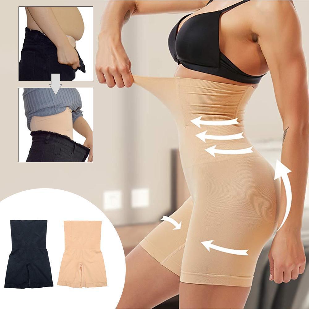 Damen Shapewear Unterhose mit hoher Taille, Po-Lift & Bauchkontrolle. Unsichtbarer Figurformer für glatte Silhouette.