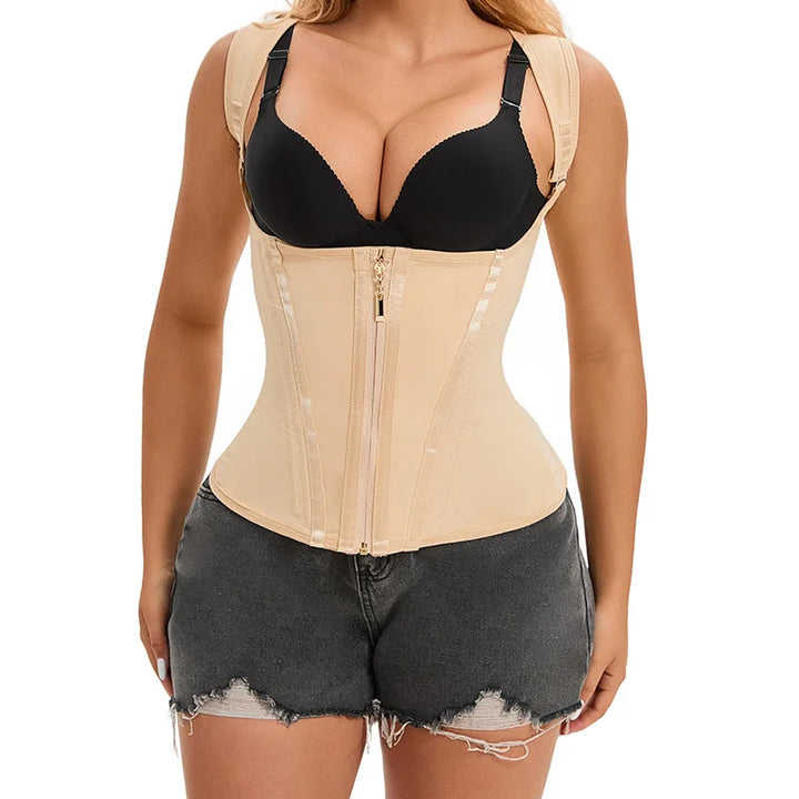 SlimFit Taillentrainer für Damen zur Bauchweg-Unterstützung; formt die Taille für eine elegante Silhouette.