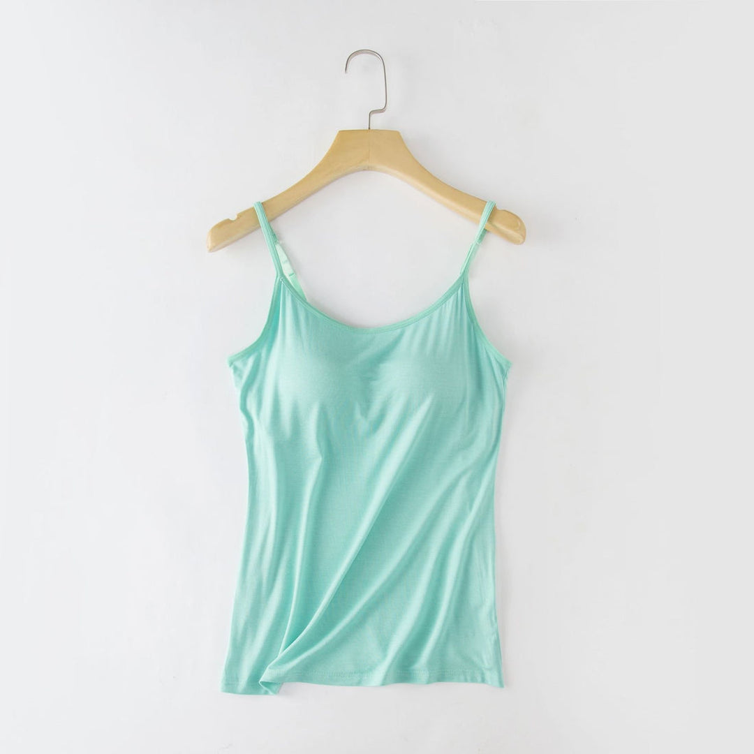 Damen Tanktop im 2er Pack: Atmungsaktives Sport Tanktop mit integriertem BH, verstellbaren Trägern & Komfort.