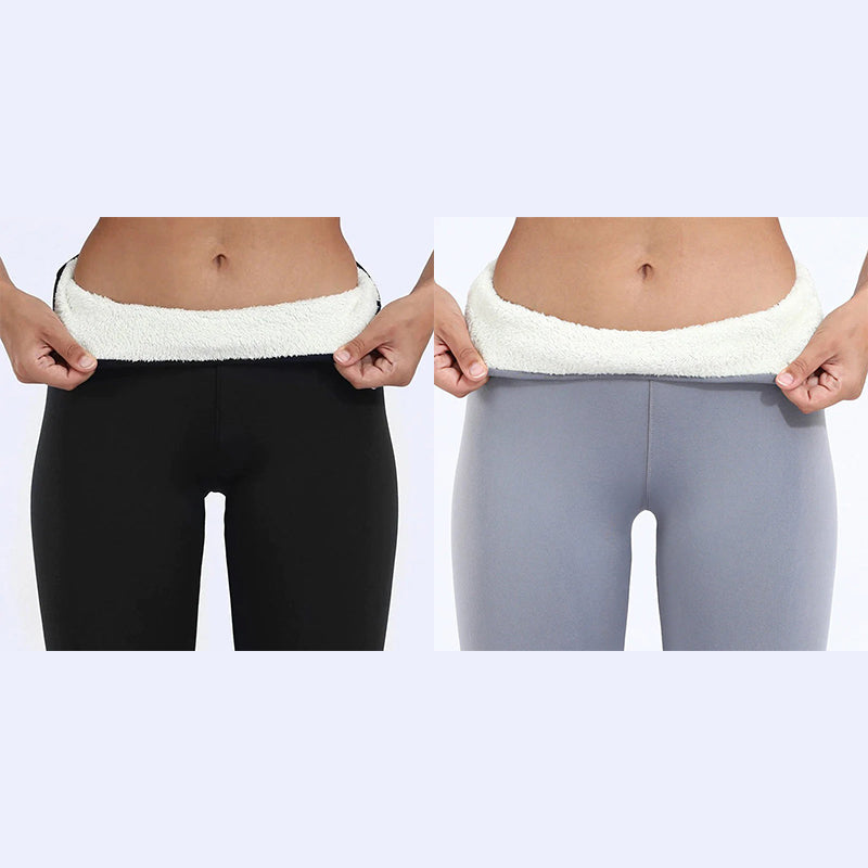 Freizeit-Leggings für Damen; warmes Thermofutter; hoher Bund für perfekte Passform.