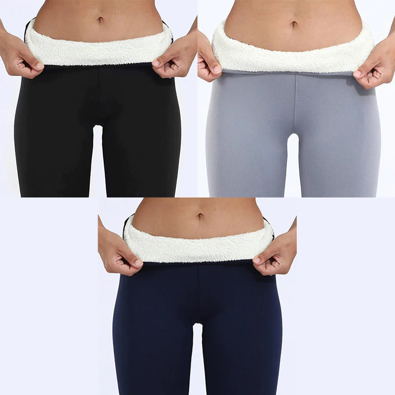 Komfortable Thermo-Leggings für Frauen; ideal für kühle Temperaturen; kuschelig weiches Tragegefühl.