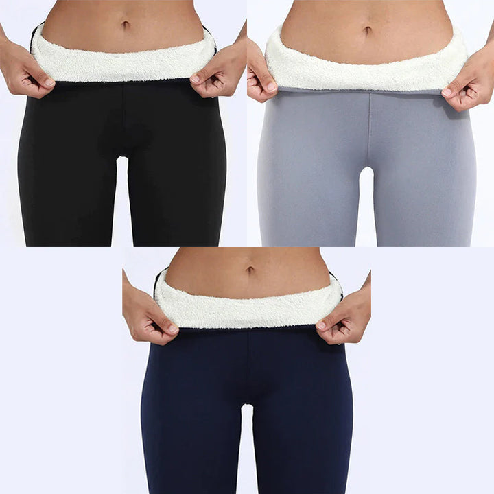 Komfortable Thermo-Leggings für Frauen; ideal für kühle Temperaturen; kuschelig weiches Tragegefühl.