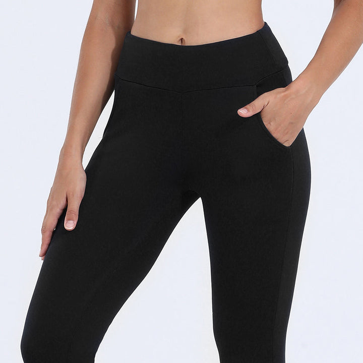 Kuschelige Winter-Leggings für Frauen; hohe Taille bietet extra Wärme und Komfort.