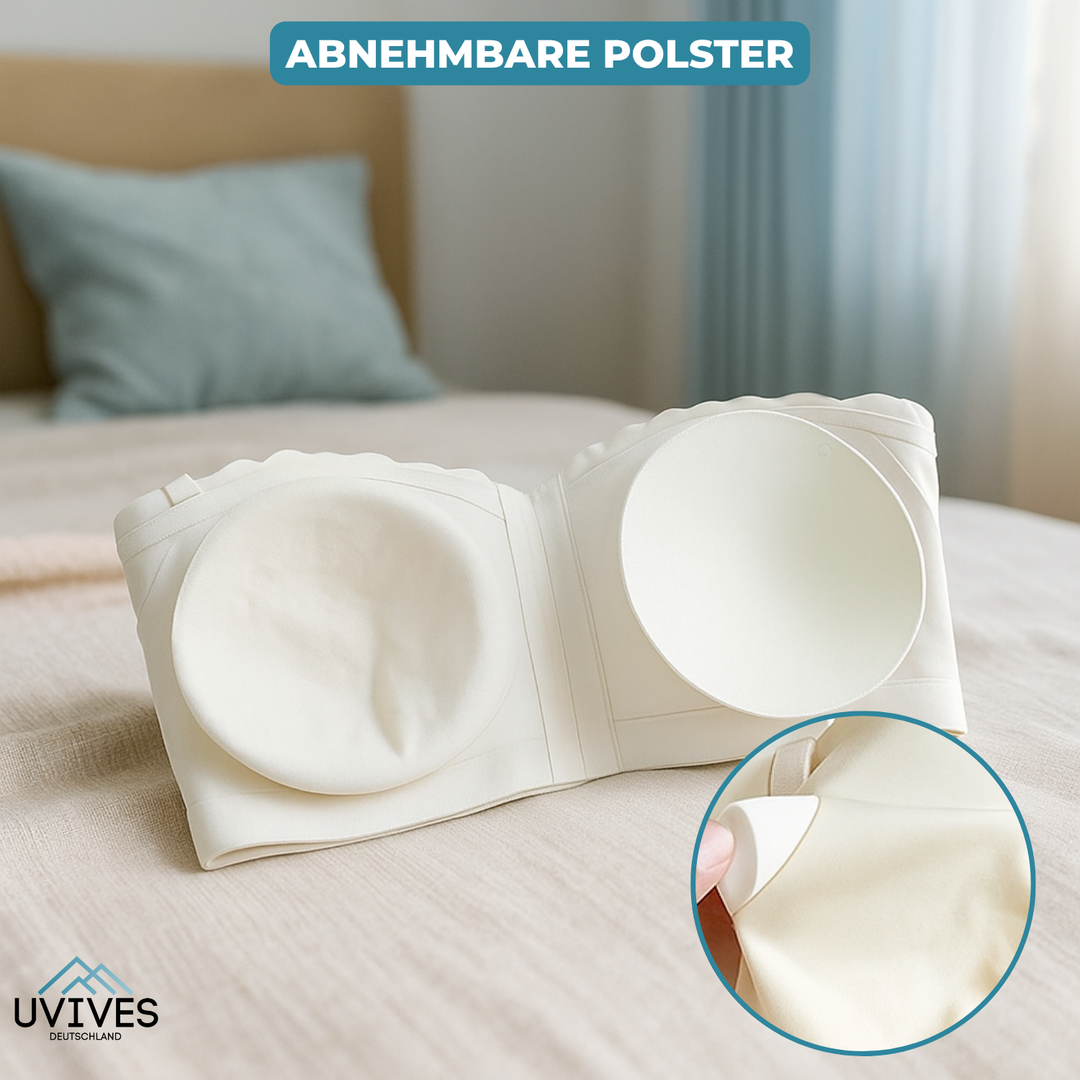 Komfortabler trägerloser BH für Damen, unsichtbar unter Kleidung, perfekt für Sommer & besondere Anlässe.