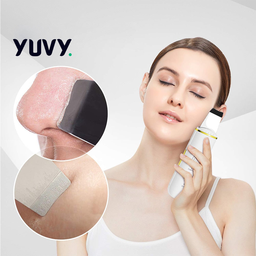 Damen Ultraschall-Gesichtsreiniger für Tiefenporenreinigung und strahlende Haut.