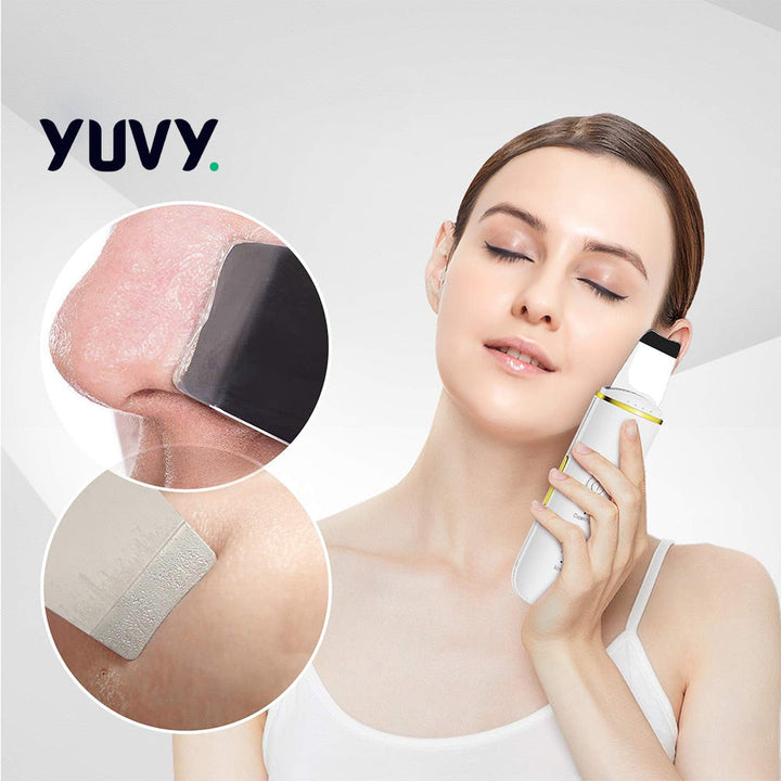 Damen Ultraschall-Gesichtsreiniger für Tiefenporenreinigung und strahlende Haut.