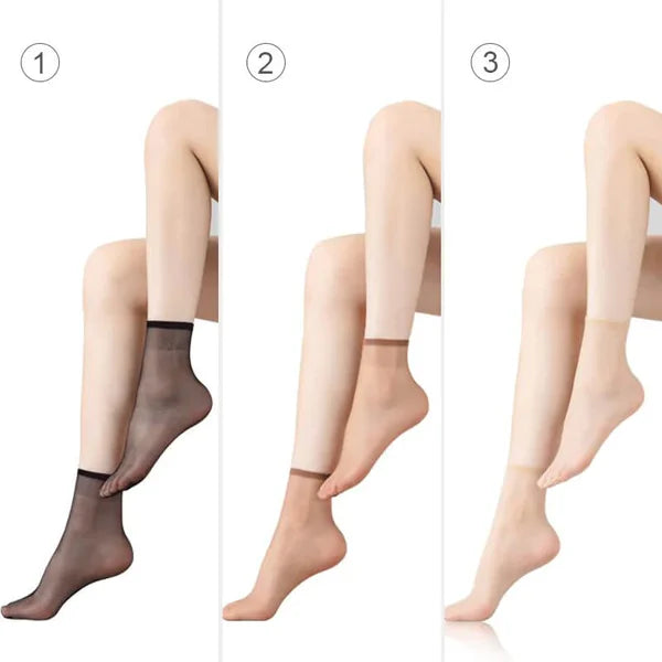 Rutschfeste Damen Unsichtbar-Socken für sicheren Halt, perfekt für Ballerinas & Sneakers.