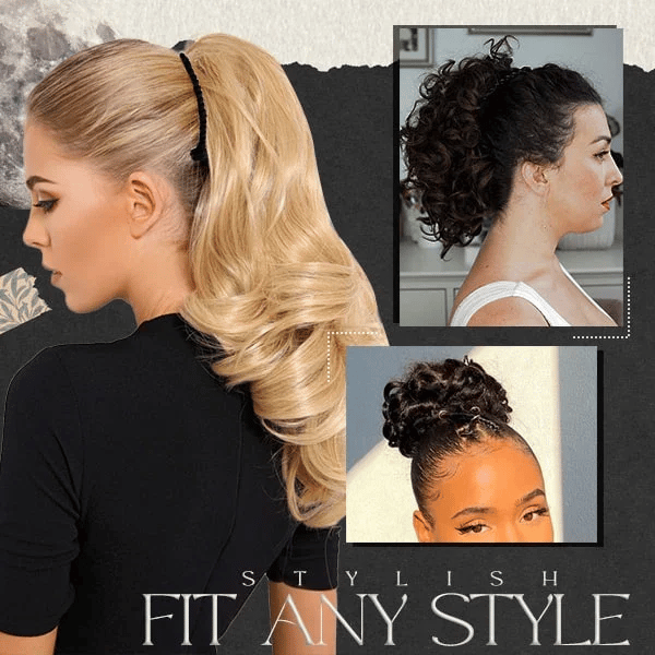 Damen Vintage Bananen-Haarspange, dehnbar, klassischer Haarschmuck für elegante Frisuren & Styling.