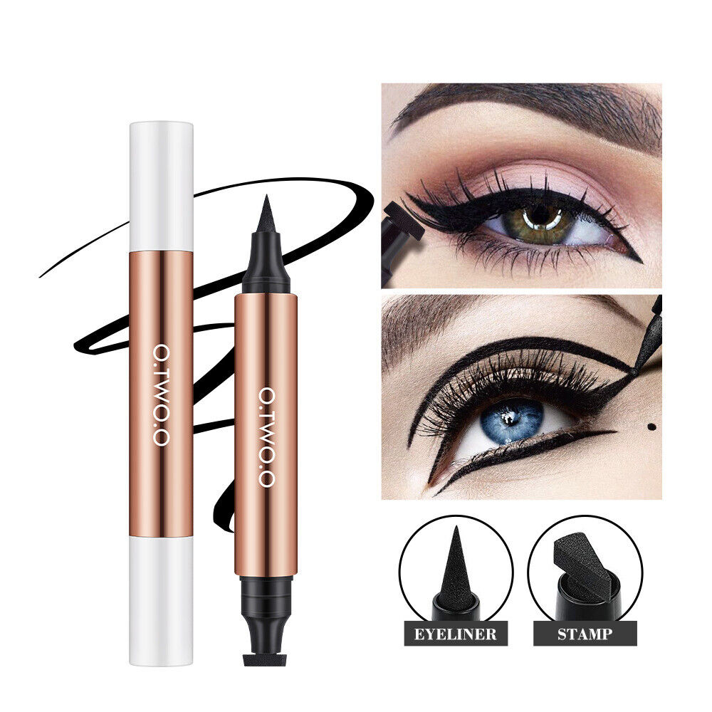 Perfektionieren Sie Ihr Augen-Makeup: Wasserfester Eyeliner mit innovativem Flügelstempel.