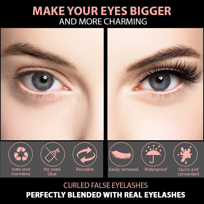 Damen Wimpern, selbstklebend und wiederverwendbar, für schnelles Beauty-Make-up der Augen.